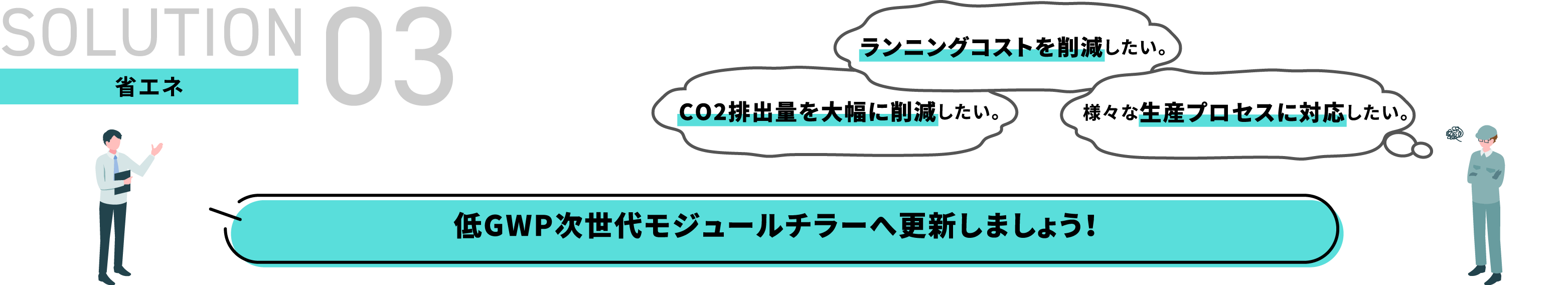省エネ 低GWP次世代モジュールチラーへ更新しましょう！