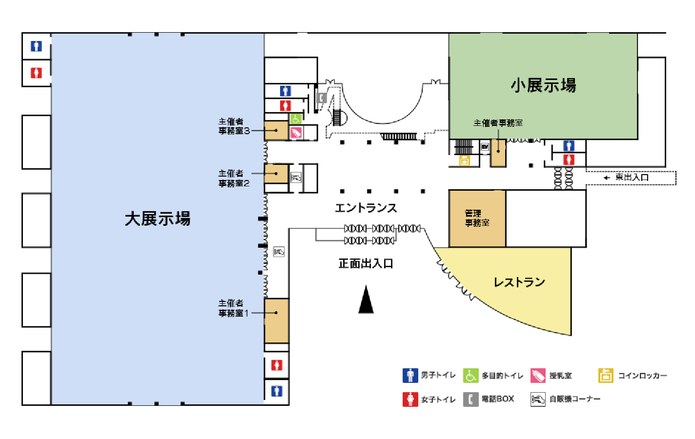 サンメッセ香川 1階館内図
